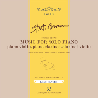 Music For Solo Piano [TWI 110 CD]