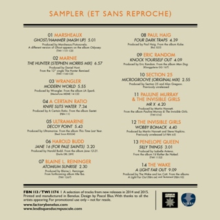 Sampler et Sans Reproche [FBN 113 / TWI 1174]